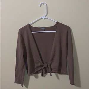 Nude Tie Crop